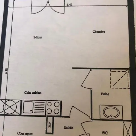 Lägenhet Super Le Bessard 6 Couchages Le Bois De La Reine